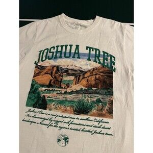 VINTAGE Joshua Tree National Park Short Sleeve T-Shirt SMALL Nature Outdoors U2